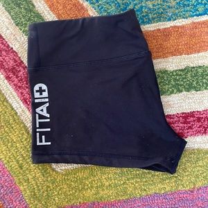 Black Fitaid shorts